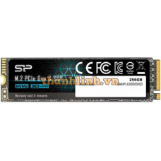 Ổ SSD Silicon SP256GBP34A60M28 A60 256G (NVMe PCIe/ Gen3x4 M2.2280/ 2200MB/s/ 1600MB/s)